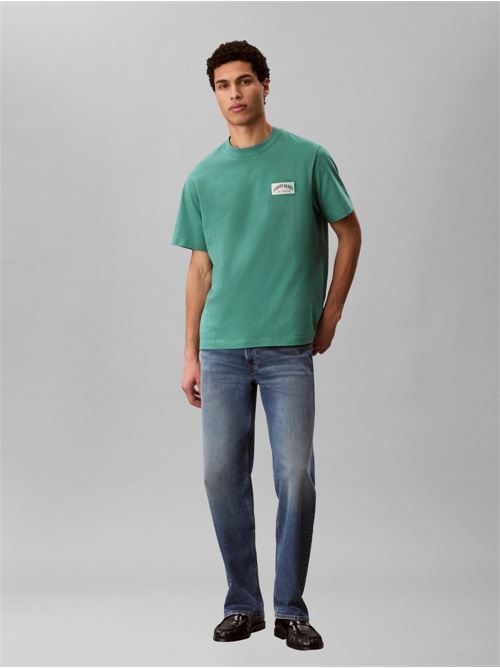 ss easy collegiate badge tee CALVIN KLEIN JEANS | LV04RF294GVFL
